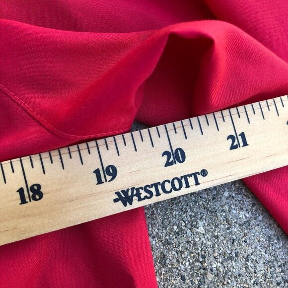 FOXCROFT Fuchsia Button Down Shirt Women's 10P Wrinkle Free Blouse Top Collared‍ - Picture 7 of 8